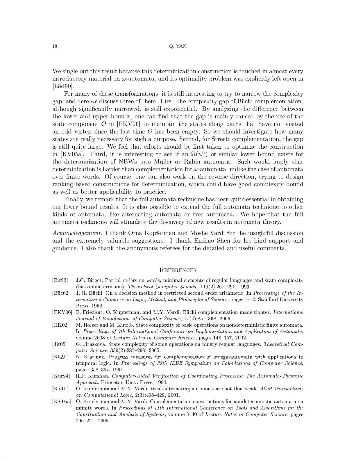 완전 자동자를 이용한 ω‑자동자 보완 복잡도 하한 연구