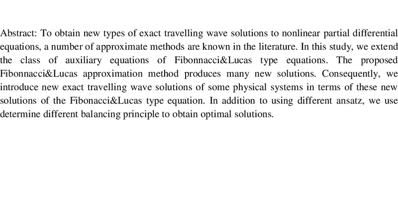 The Solutions of Nonlinear Heat Conduction Equation via Fibonacci&Lucas   Approximation Method