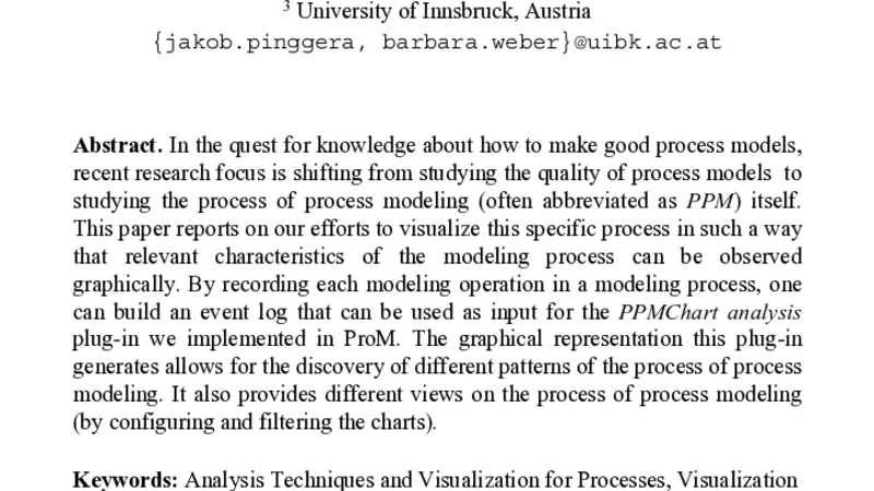 Visualizing the Process of Process Modeling with PPMCharts