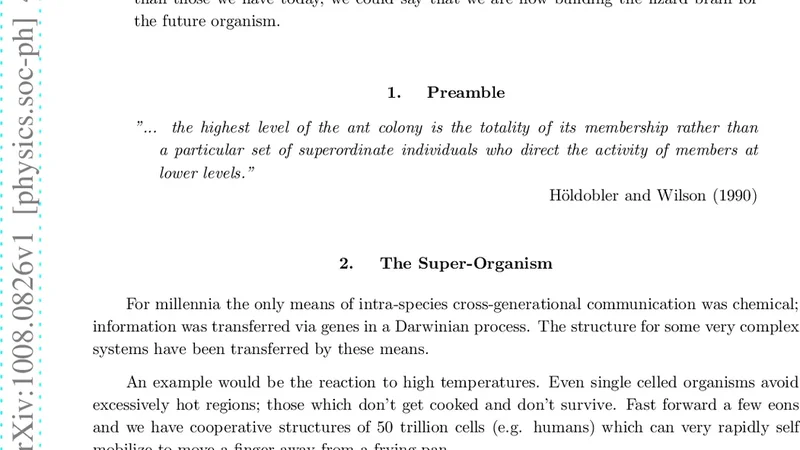 The Emerging Scholarly Brain