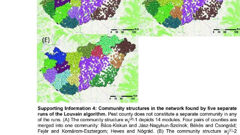 Geographies of an online social network
