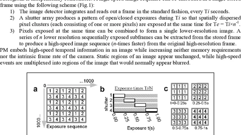 Pixel multiplexing for high-speed multi-resolution fluorescence imaging