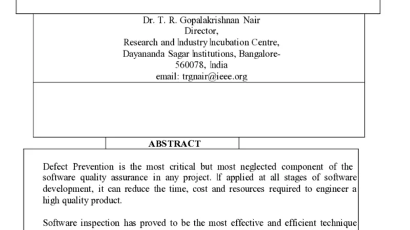 제품 개발에서 결함 예방의 효과와 검증 전략