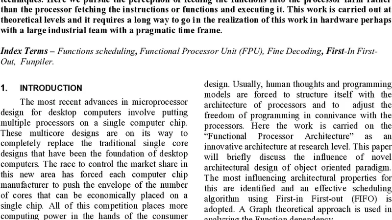 함수형 프로세서 시스템에서 기능 단위 디코딩 및 분배를 위한 아키텍처 접근법