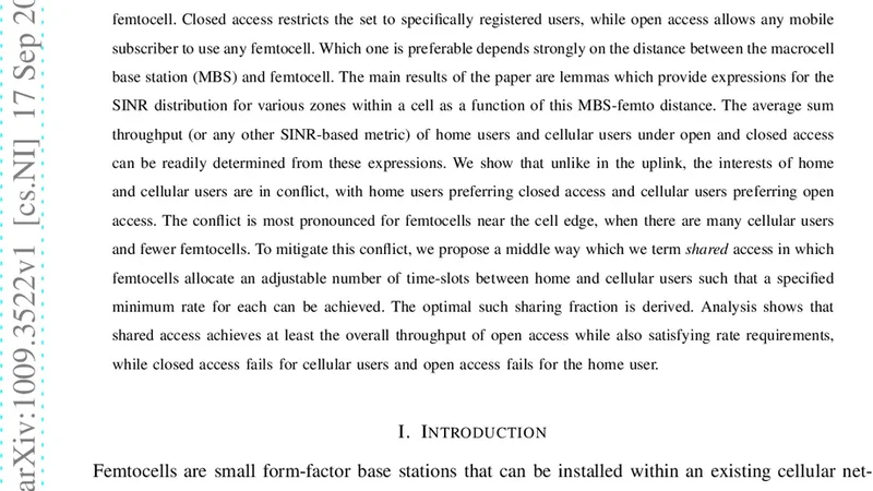 Open, Closed, and Shared Access Femtocells in the Downlink
