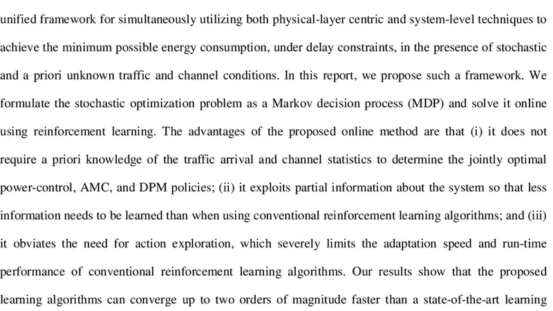 Fast Reinforcement Learning for Energy-Efficient Wireless Communications