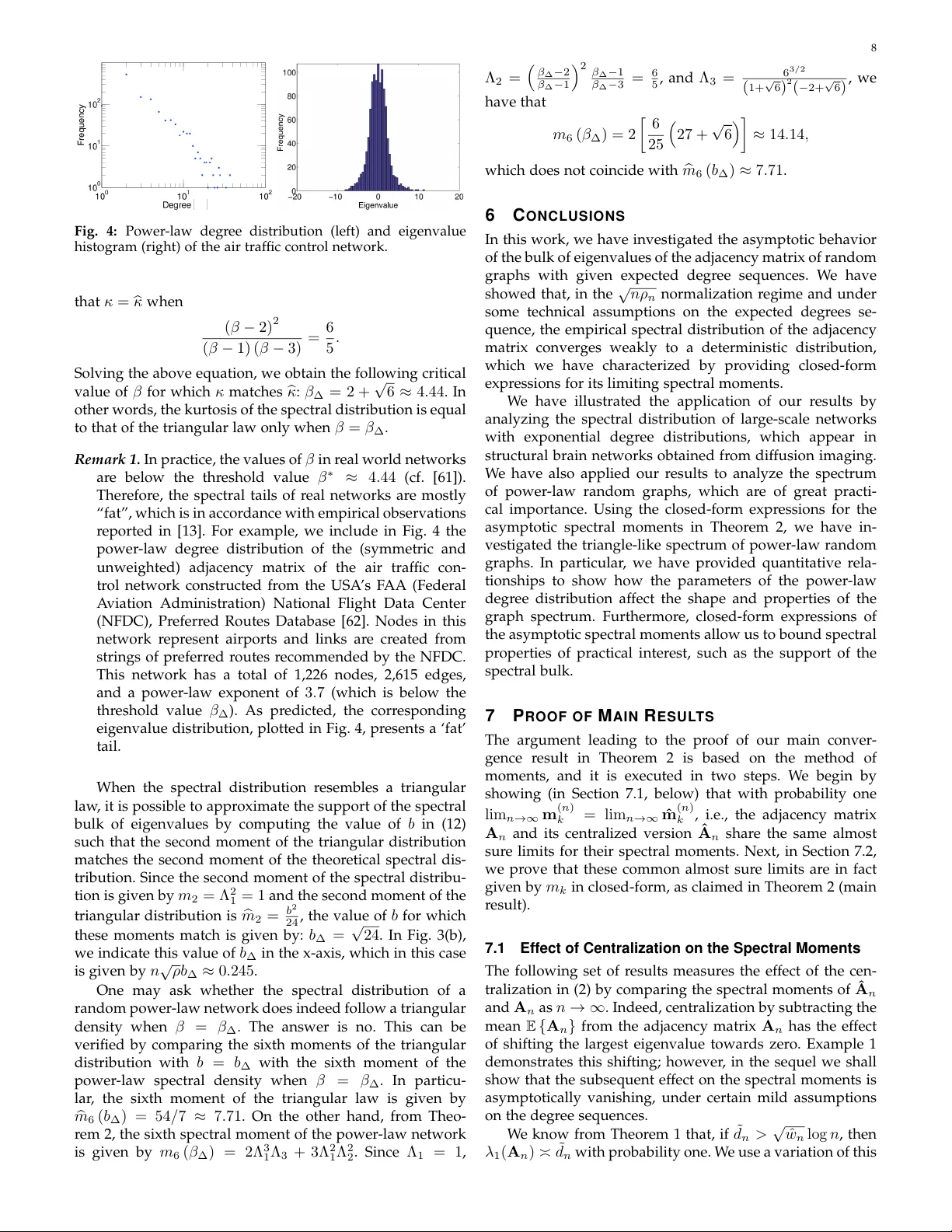 Moment-Based Spectral Analysis of Random Graphs with Given Expected   Degrees