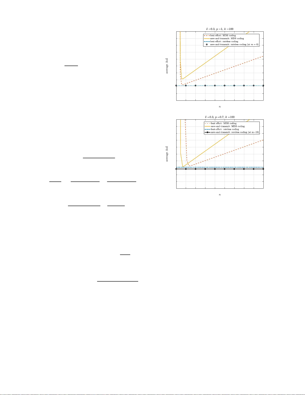 에너지 수확형 소거 채널에서 코딩된 상태 업데이트와 평균 정보 신선도