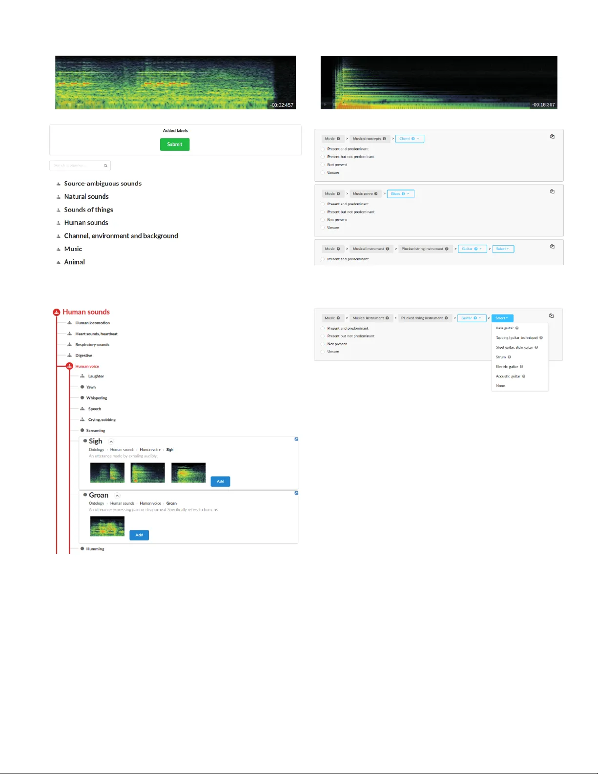 대규모 음향 분류 체계 활용 수동 라벨링 지원 도구