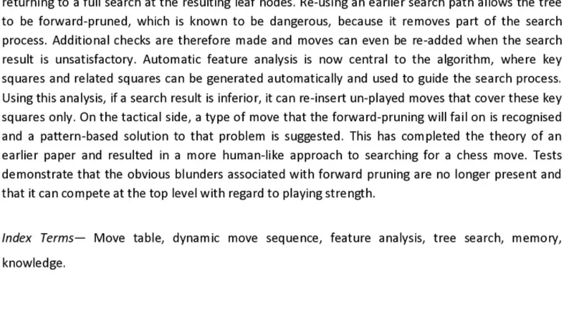 A More Human Way to Play Computer Chess