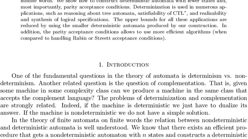 비결정적 부치·스트리트 자동자를 결정적 패리티 자동자로 변환하기