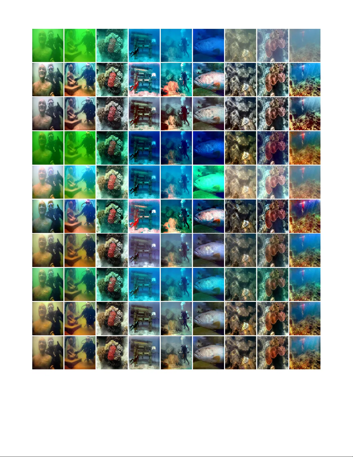 A Fusion Adversarial Underwater Image Enhancement Network with a Public   Test Dataset