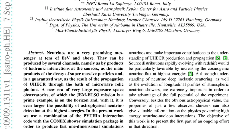 Development of neutrino initiated cascades at mid and high altitudes in   the atmosphere