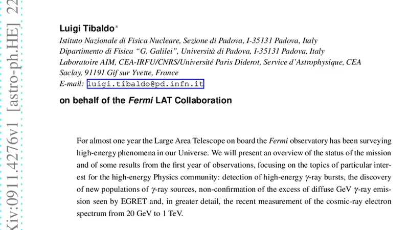 The first year of the Fermi Large Area Telescope: a new light on the   high-energy Universe