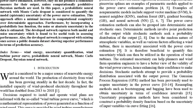불확실성까지 잡아내는 풍력 발전량 예측 신경망