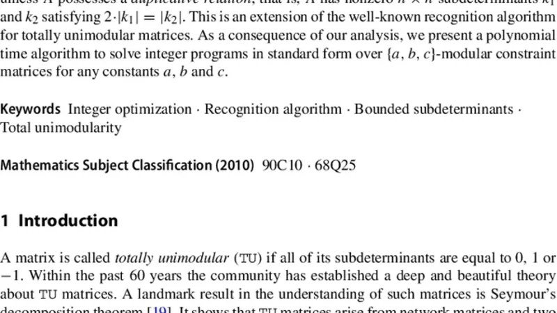 Notes on {a,b,c}-Modular Matrices