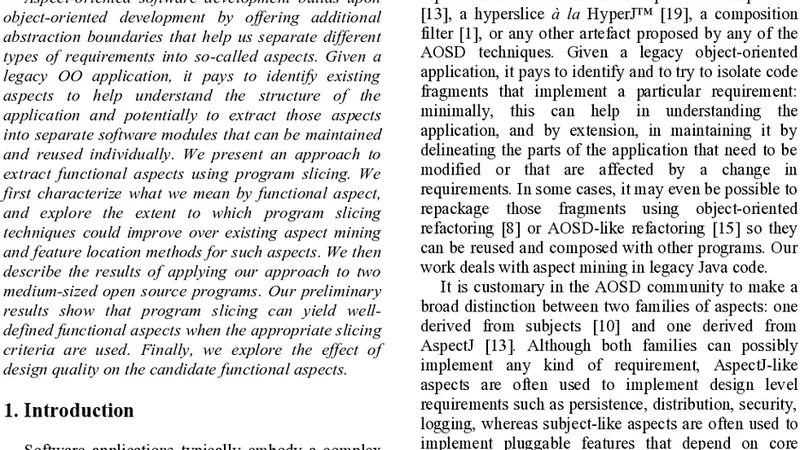 레거시 애플리케이션에서 기능적 측면 추출하기