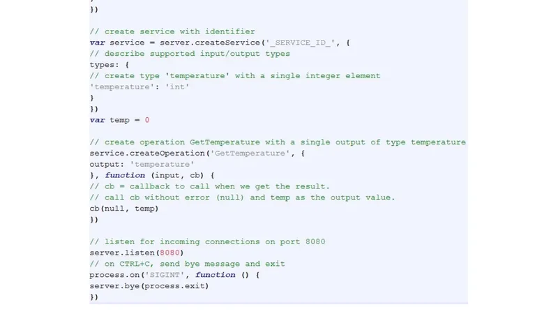 Node.DPWS: High performance and scalable Web Services for the IoT