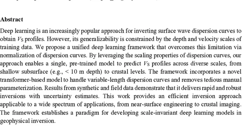 U-SWIFT: A Unified Surface Wave Inversion Framework with Transformer via Normalization of Dispersion Curves