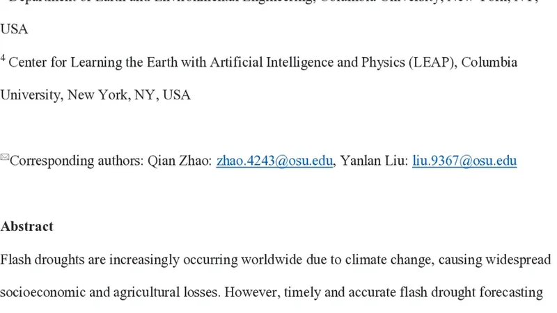 Deep learning for flash drought forecasting and interpretation
