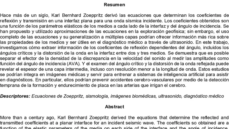 초음파 진단을 위한 조프프리츠 방정식 활용