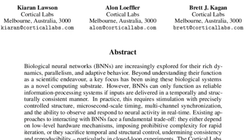 CL API: Real-Time Closed-Loop Interactions with Biological Neural Networks