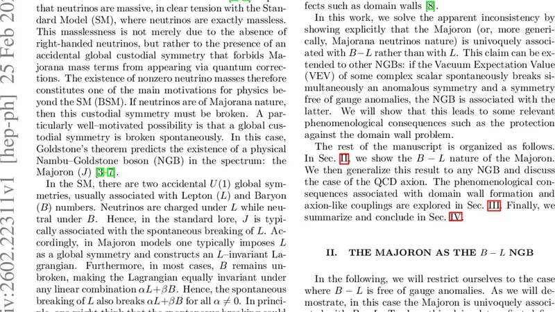 Non-anomalous axions: lessons from the Majoron