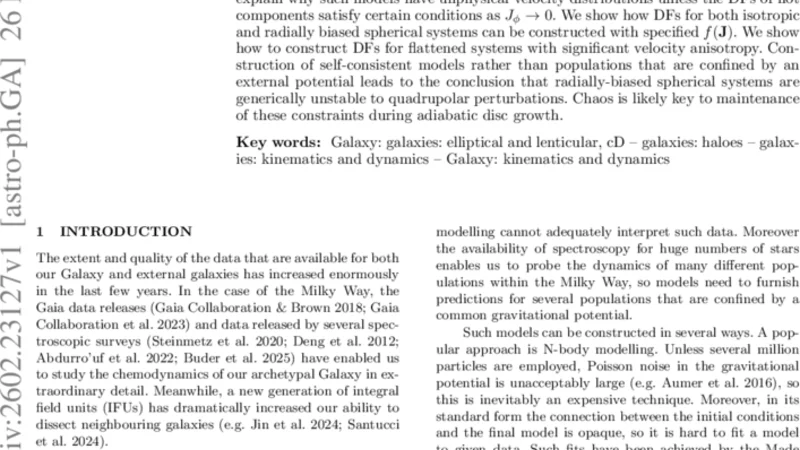 Distribution functions for spheroids
