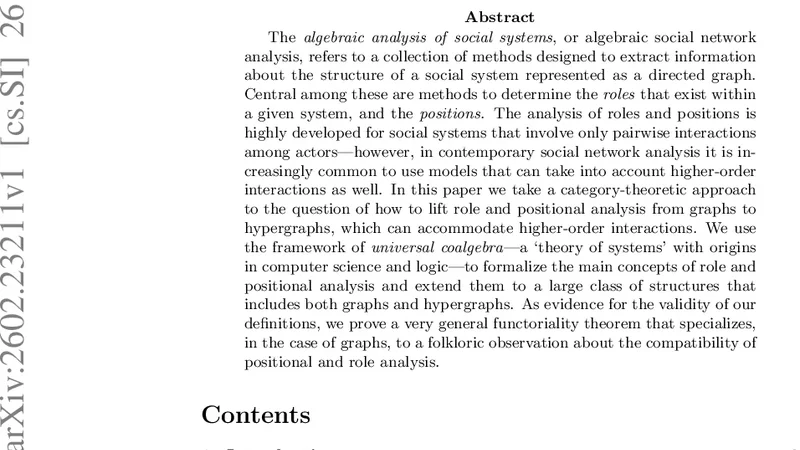 Coalgebraic analysis of social systems