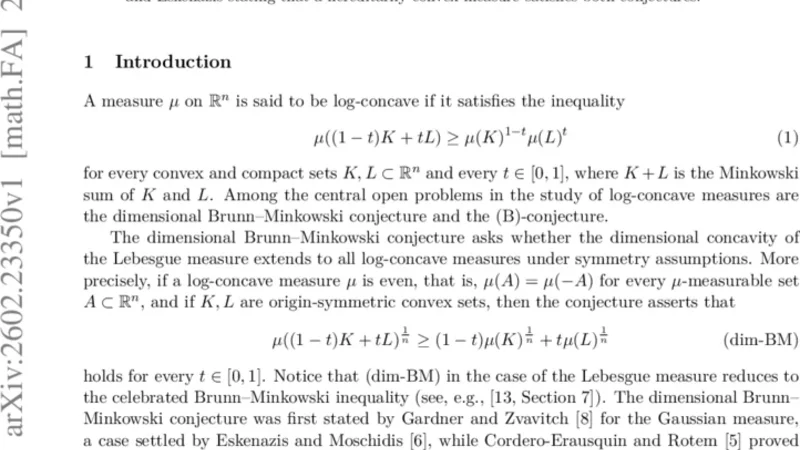 A strengthening of the dimensional Brunn-Minkowski conjecture implies the (B)-Conjecture