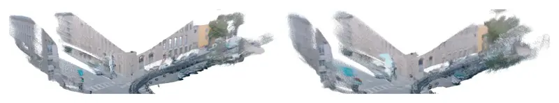 VGG-T$^3$: Offline Feed-Forward 3D Reconstruction at Scale