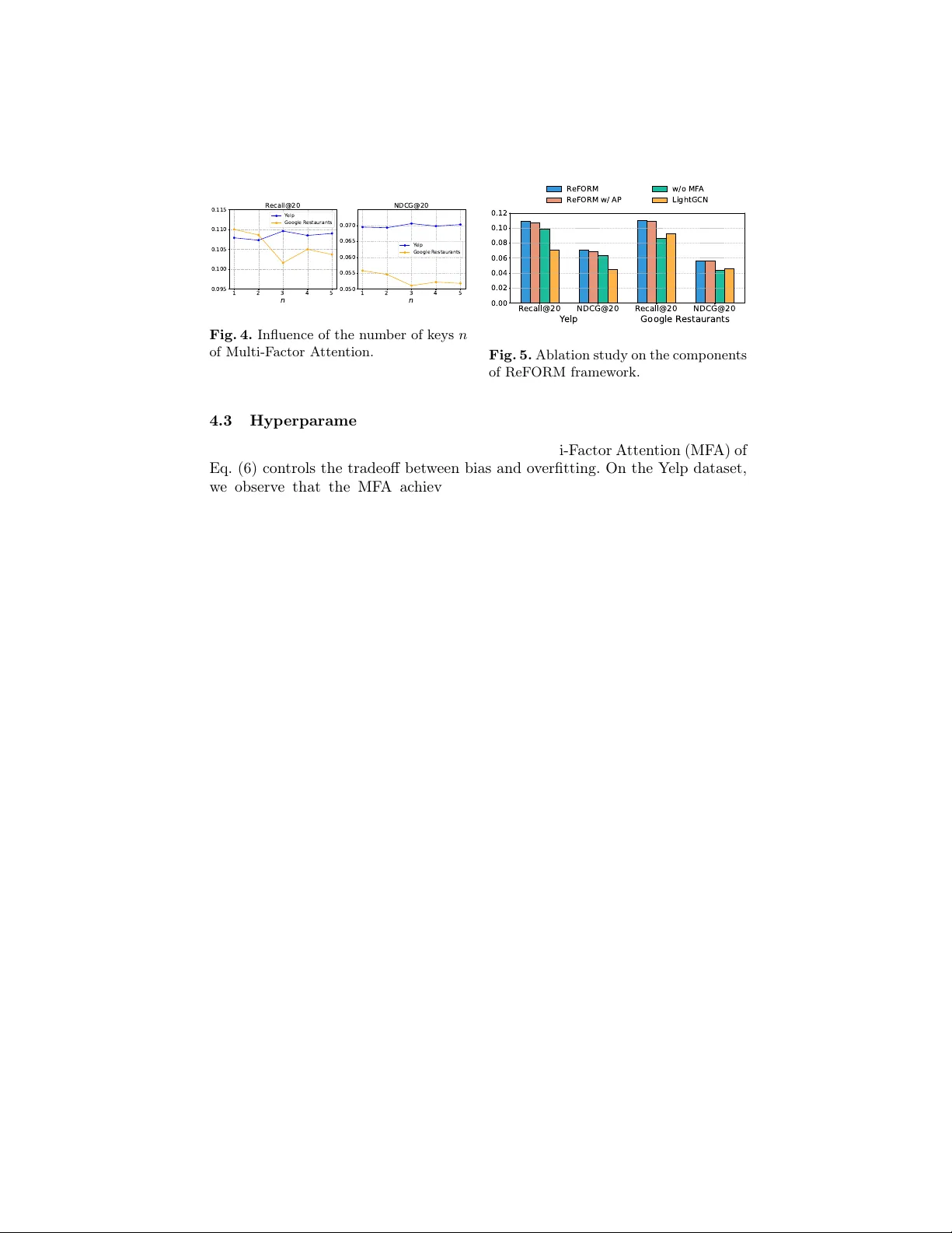 리포름: 리뷰 기반 LLM 프로파일링과 다중요인 어텐션을 활용한 레스토랑 추천