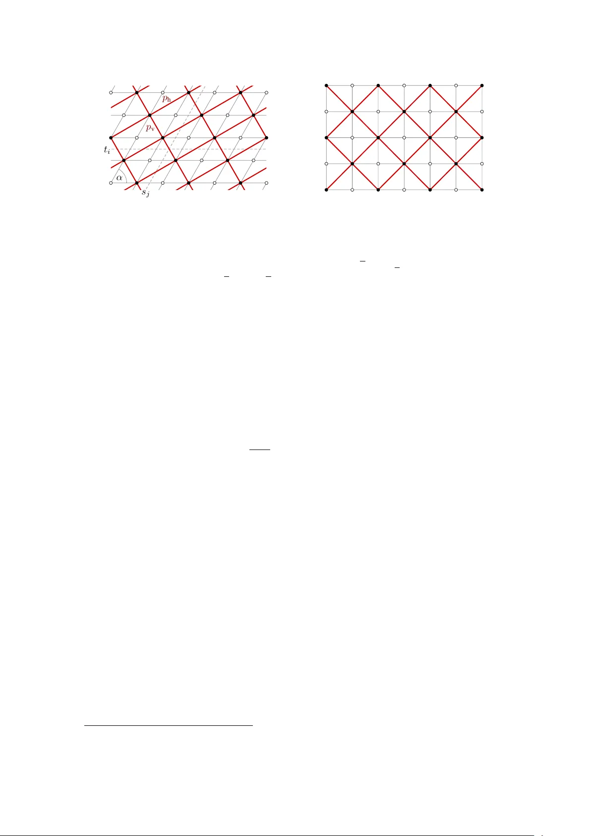 쿼터를 넘어서는 FK 퍼콜레이션, 임계점에서 원형 윌프스 결정으로