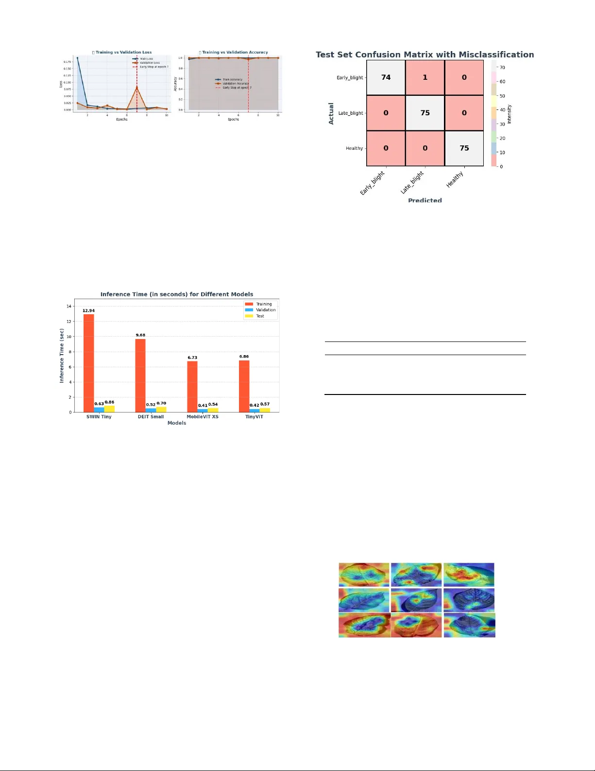 Tiny-ViT: A Compact Vision Transformer for Efficient and Explainable Potato Leaf Disease Classification