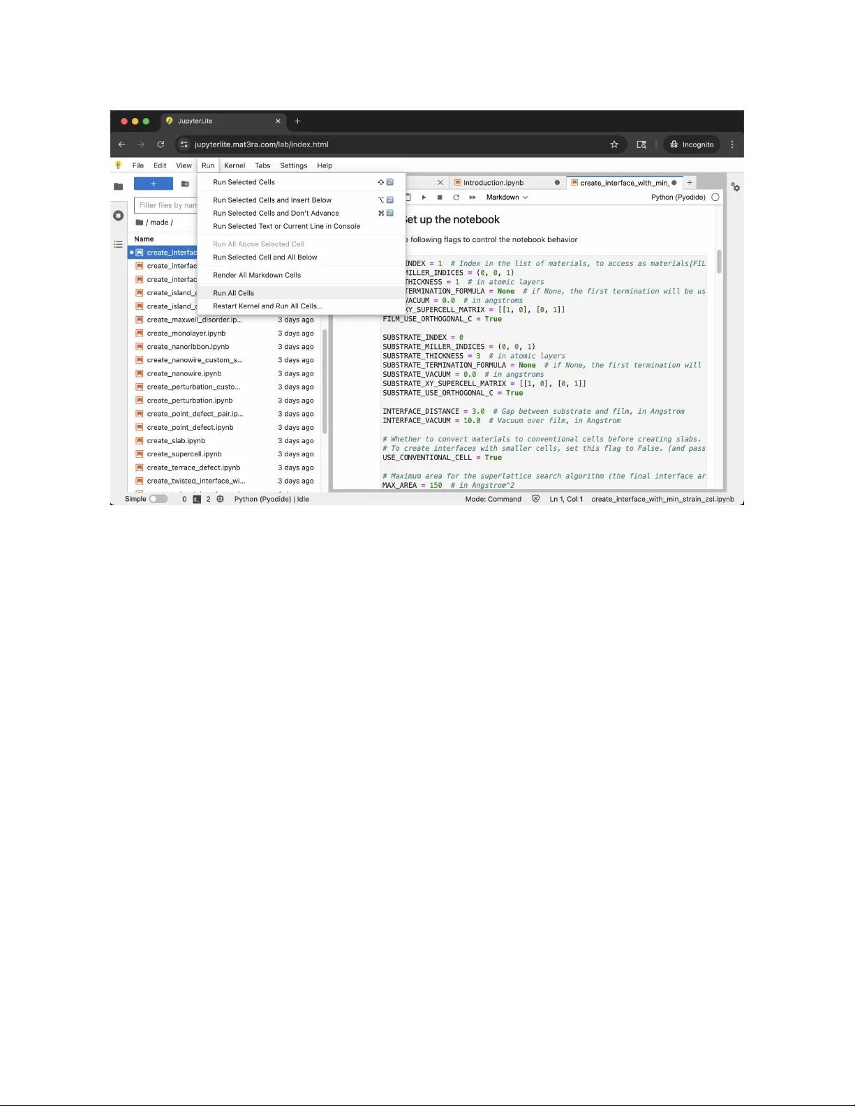 현실적인 2D 재료 설계를 위한 Mat3ra 2D 프레임워크