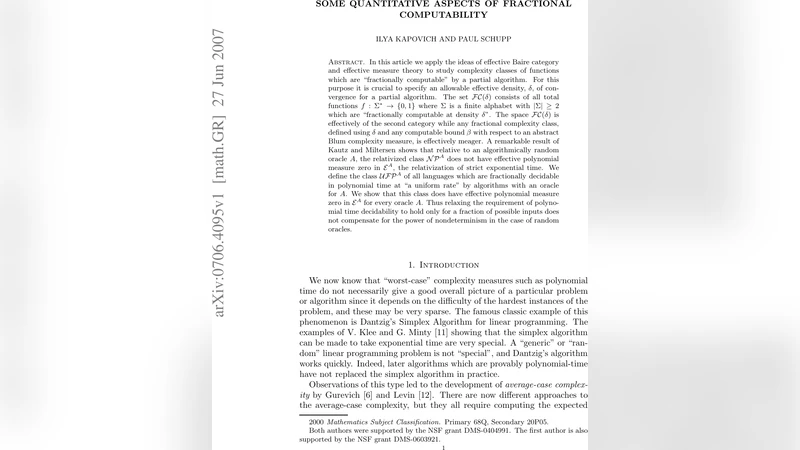 부분 계산 가능성의 정량적 탐구