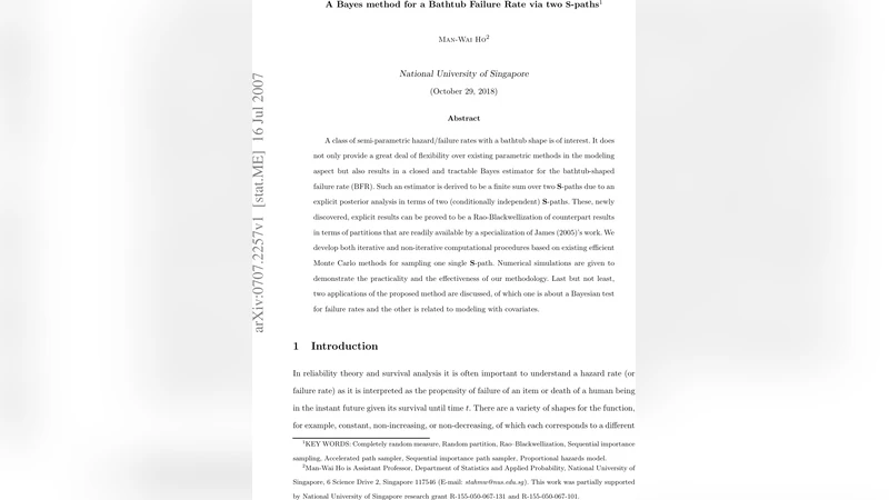 베이즈 방법을 이용한 욕조형 고장률 추정과 S경로