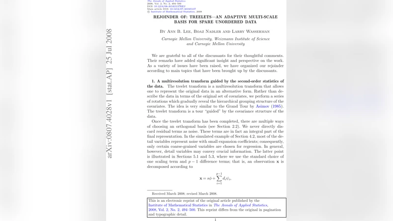 트리렛에 대한 재응답: 다중스케일 적응 기저의 논쟁과 해명