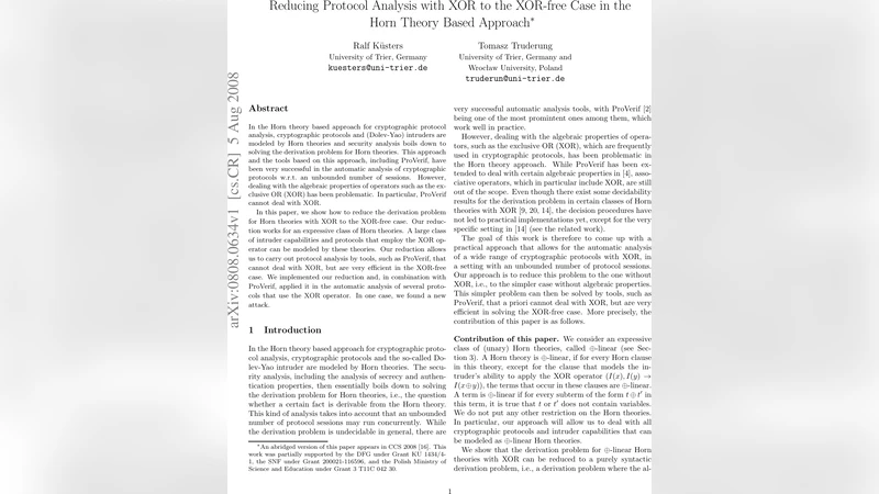 XOR을 없애고 프로토콜 검증을 가속화하는 새로운 변환 기법