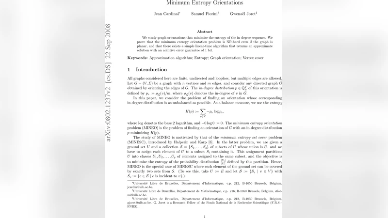 최소 엔트로피 방향 찾기