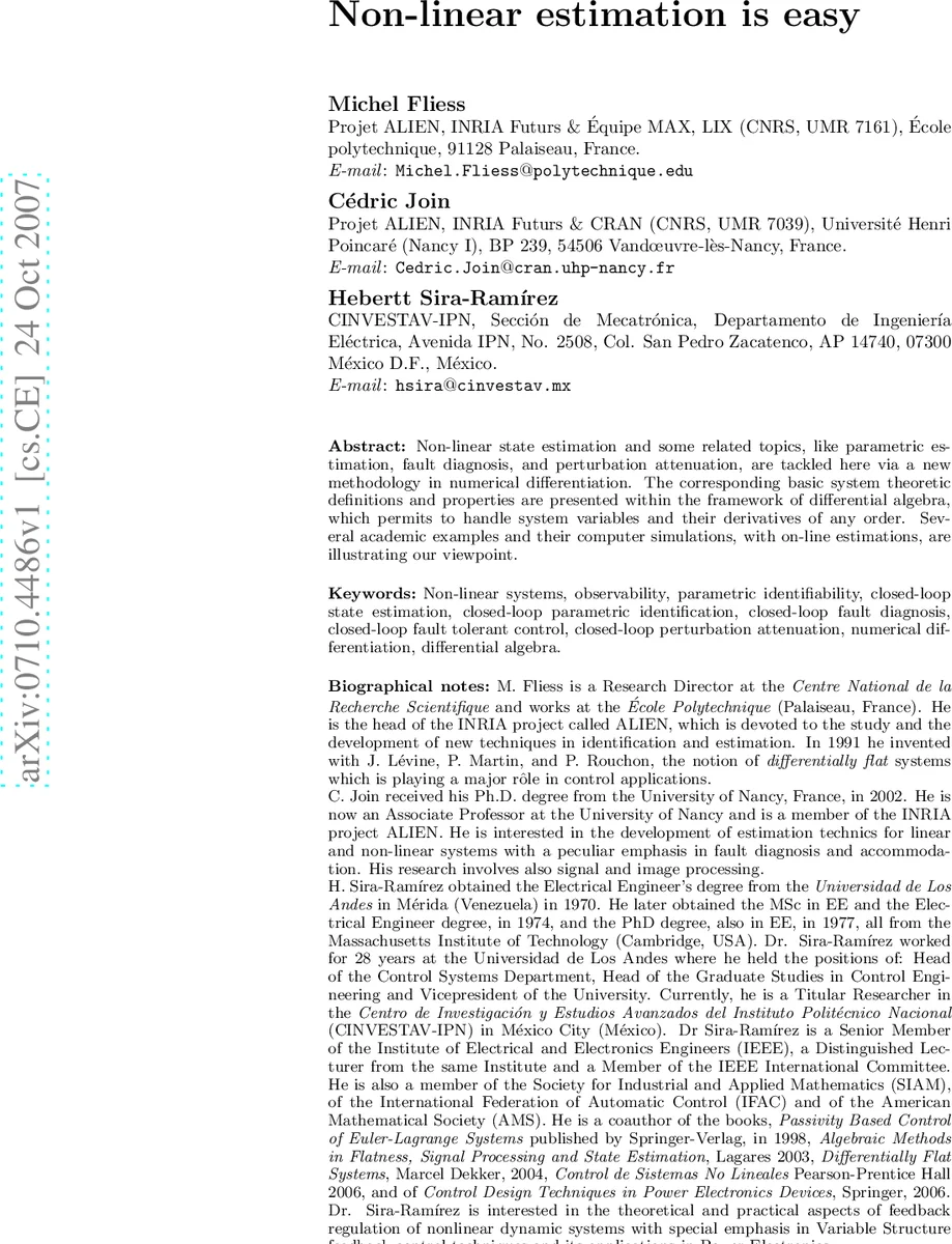 비선형 추정 이제는 쉬워진다