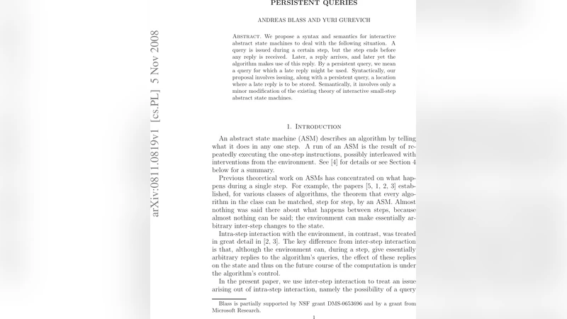 지속적 질의와 늦은 응답을 위한 인터랙티브 ASM 확장