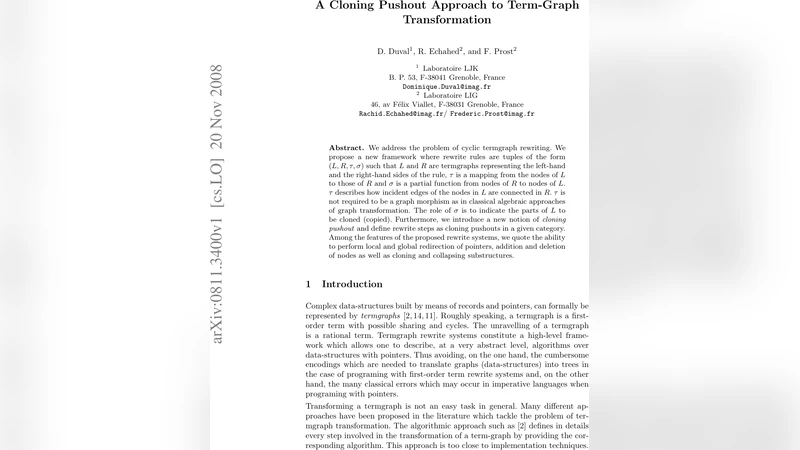 클론 푸시아웃 기반 순환 텀그래프 변환 프레임워크