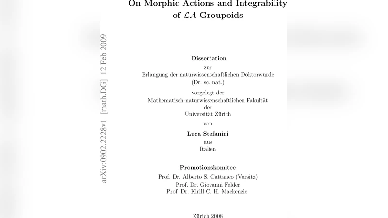 LA 그룹오브젝트의 적분과 이중 리군체