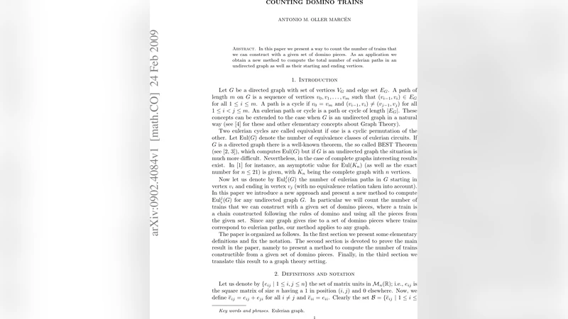 도미노 열차 개수 세기
