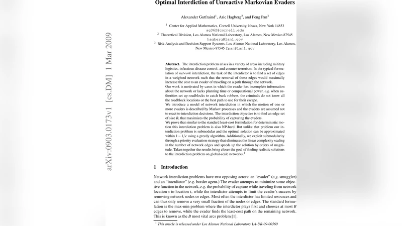 비반응 마코프 회피자 최적 차단 전략