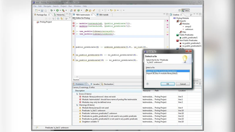 Eclipse용 프로로그 의미 인식 편집기