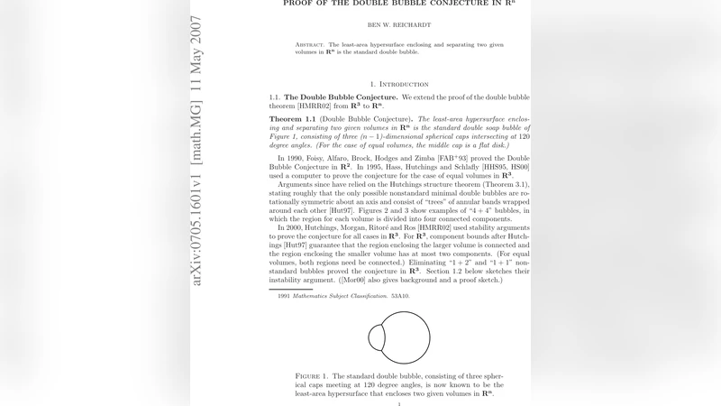 다중거품 정리 증명