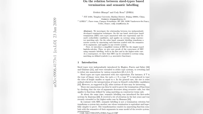 크기 기반 종료와 의미 라벨링의 관계