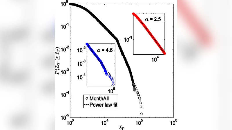 거리망이 만든 인간 이동의 레비 비행 패턴